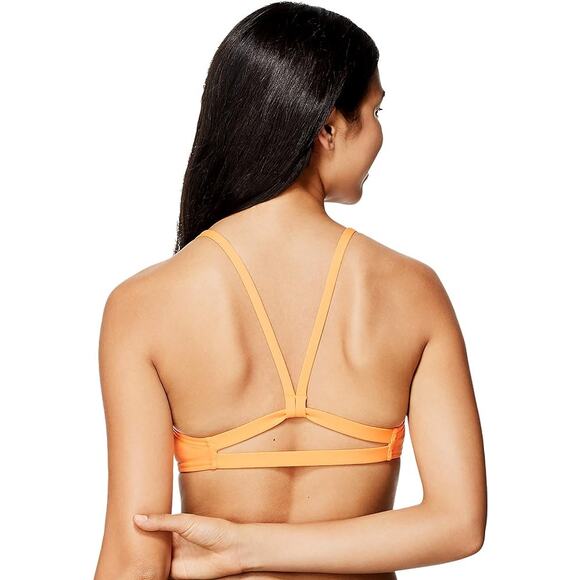 NEW Speedo Women's Swimsuit Top Bikini Strappy Back Demi SMALL - Picture 2 of 3
